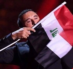 كاظم الساهر يحط الرحال في العراق لإحياء افتتاح كاس الخليج