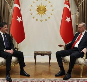 بارزاني يلتقي اوردغان بعيداً عن الكاميرات