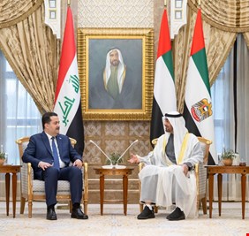 السوداني يبحث مع رئيس الإمارات العربية المتحدة عدداً من الملفات