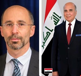 هل نقل وزير خارجية العراق فؤاد حسين رسالة من وزير خارجية ايران الى المسؤول الأمريكيّ الخاص بشُؤُون المباحثات النوويَّة