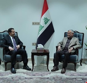 أوساط عليمة تكشف عن الموضوع المهم الذي بحثه السوداني مع رئيس منظمة بدر هادي العامري في لقائهما ؟