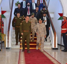 العلاق يستقبل الملحق العسكري للسفارة السعودية في العراق
