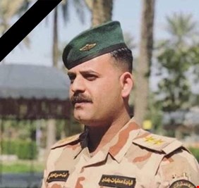 وزارة الدفاع تنعى أحد ضباطها الذي اصيب في الطارمية