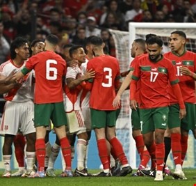 مشاجرة تفقد المغرب الورقة الرابحة أمام البيرو