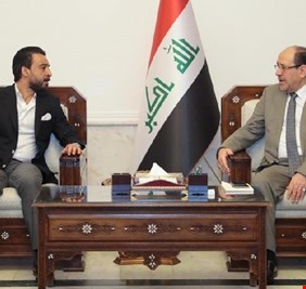 الحلبوسي يلتقي المالكي