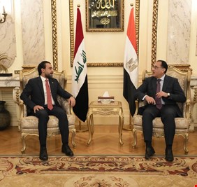 الحلبوسي يلتقي رئيس الوزراء المصري و يبحث معه جملة من القضايا