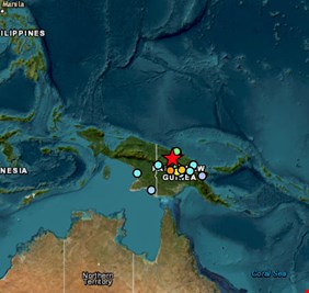 بابوا غينيا الجديدة تتعرض لزلزال بقوة 7.4