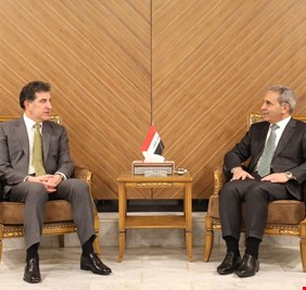 رئيس مجلس القضاء الأعلى يلتقي نيجرفان بارزاني