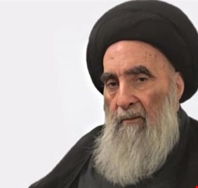 السيستاني يخاطب الخوئي لرفع اسمه من على مصلى افتتح مؤخراً