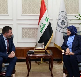 طيف سامي تلتقي السفيرين الكندي و الأوربي لبحث ملفات اقتصادية