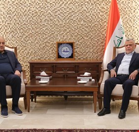 العامري يلتقي وزير الدفاع ثابت العباسي