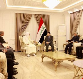 الاعرجي يستقبل رئيس الطائفة المندائية في العراق و يؤكد له حرص الدولة على حفظ التنوع الثقافي