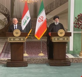 رئيس الجمهورية يدعو من طهران لمراعاة حصة العراق المائية