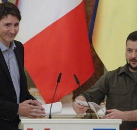 زيلينسكي وترودو يبحثان 