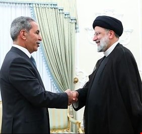 تفاصيل لقاء رئيس مجلس القضاء الأعلى مع الرئيس الإيراني