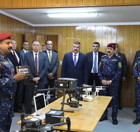 وزير الداخلية العراقي يصطحب نظيره الأردني  لزيارة مدرسة التدريب الخاص بالشرطة الاتحادية