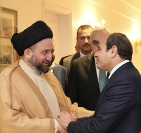 مصادر تكشف اسرار زيارة الحكيم الى مصر و الرسائل التي نقلها للسيسي