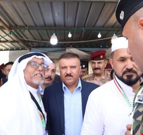 الشمري اخر مسؤول حكومي عراقي يودع حجاج بيت الله الحرام على حدود السعودية