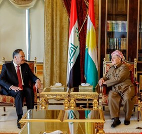 رافع العيساوي يلتقي مسعود البارزاني