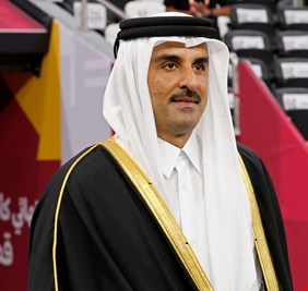 امير قطر في بغداد قريباً