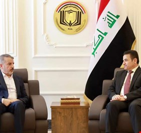 الأعرجي يستقبل محافظ الانبار الأسبق احمد الدليمي