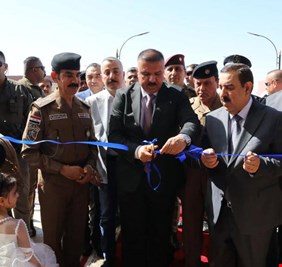 وزير الداخلية يعلن تسلم الملف الأمني ل 6 محافظات ويفتتح المقر الجديد لقيادة شرطة الأنبار