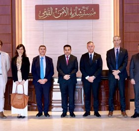مستشار الأمن القومي يبحث مع وفد من مقر الاتحاد الأوروبي سبل التعاون في مجالي الأمن السيبراني و مكافحة المخدرات