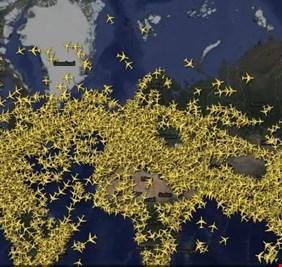 يوم تاريخي.. أكثر من 134 ألف رحلة طيران تحلق في سماء العالم