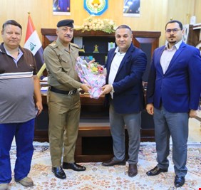 محلية الحزب الشيوعي العراقي تبحث مع قائد شرطة النجف التعاون في مجالات تهم الصالح العام