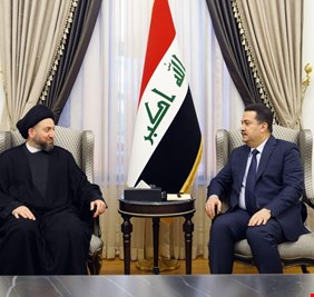 السوداني يلتقي الحكيم و يبحثان ملفات مشتركة