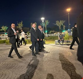 وزير الداخلية عبد الأمير الشمري في ساحة التحرير