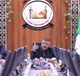 وزير الداخلية رئيس اللجنة الأمنية العليا لتأمين زيارة العاشر من محرم الحرام يعقد اجتماعاً لمناقشة سير الخطة الأمنية والخدمية