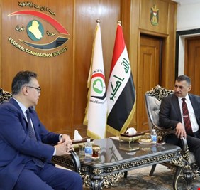 تفاصيل لقاء رئيس هيئة النزاهة و السفير الياباني في العراق
