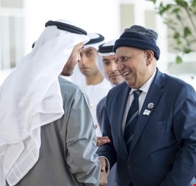 رئيس دولة الإمارات العربية المتحدة ينعى كريم العراقي