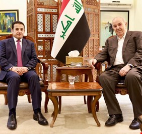 الأعرجي يزور الدكتور اياد علاوي و يلتقي نائب رئيس مجلس النواب السابق