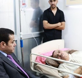 الأعرجي يزور رئيس مجلس عشائر الطارمية بعد نجاته من محاولة اغتيال فاشلة