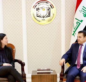 الأعرجي يستقبل نائب مساعد وزير الخارجية الأمريكية لشؤون العراق وإيران