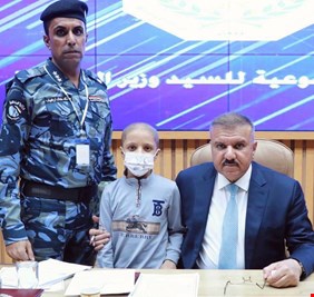 الشمري يلتقي أسر الشهداء والجرحى مجدداً
