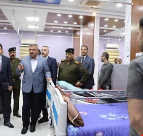 الشمري يزور المصحة القسرية في الأنبار ويلتقي عدداً من الذين يتلقون العلاج فيها