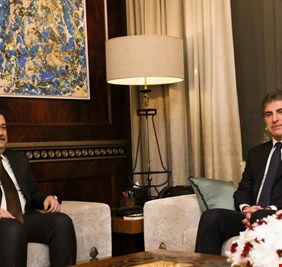 تفاصيل لقاء السوداني مع نيجيرفان البارزاني في اربيل