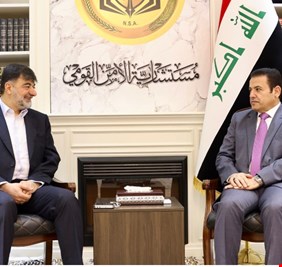 الأعرجي يستقبل قائد الشرطة الإيرانية والوفد المرافق له