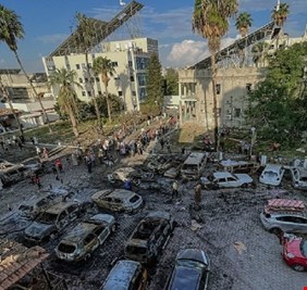 قصف مستمر على محافظة غزة ومستشفى المعمداني آخر المراكز الصحية العاملة