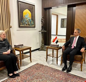 السفيرة الأمريكية في العراق تلتقي رئيس مجلس القضاء الأعلى
