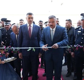 وزير الداخلية يفتتح المشروع الوطني في الزبير