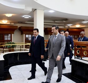 الأعرجي يلتقي رئيس ديوان الرقابة المالية الاتحادي