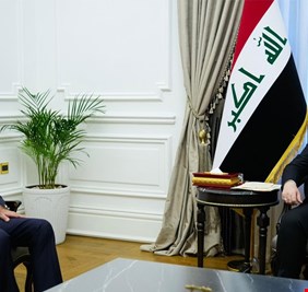 السوداني يسلم سفير فلسطين رسالة تضامن