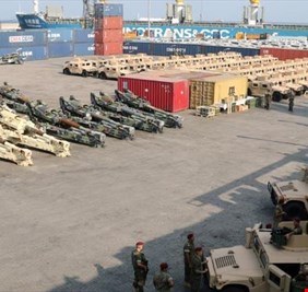 الخزعلي يكشف حقيقة ضبط شحنة مدافع متجهة لإقليم كردستان