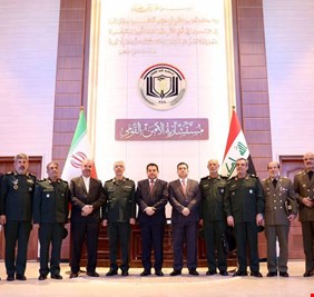 الأعرجي يستقبل رئيس هيئة الأركان العامة للقوات المسلحة الإيرانية والوفد المرافق له