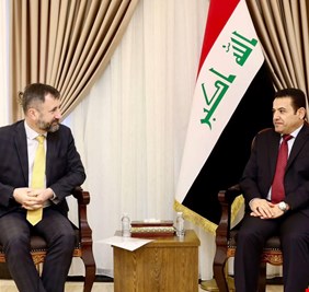 الأعرجي يستقبل سفير جمهورية التشيك في بغداد