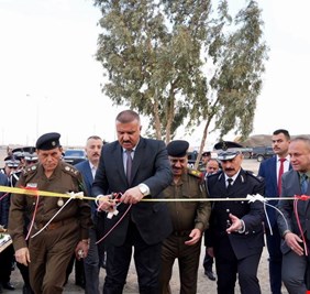 الشمري يفتتح  أول قاطع مرور للطرق السريعة في العراق